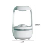 Kompakt LED-skrivbordslampa med minimalistisk design, idealisk för effektiv och elegant belysning.