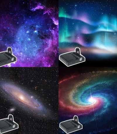 Projektor av stjärnhimmel och galax med projektor för inredning, idealisk för att skapa en kosmisk atmosfär i ditt utrymme.