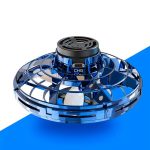 Automatisk foderdispenser för djur, modern design i blå och svart plast, idealisk för att mata dina husdjur på ett praktiskt och regelbundet sätt.