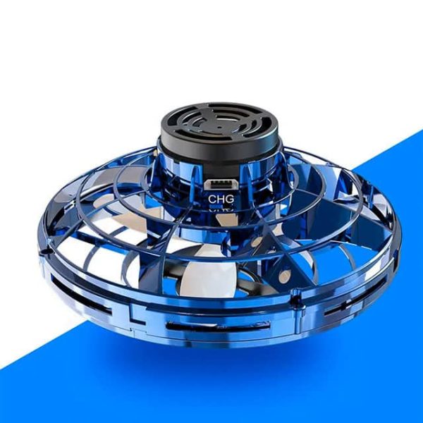 Automatisk foderdispenser för djur, modern design i blå och svart plast, idealisk för att mata dina husdjur på ett praktiskt och regelbundet sätt.
