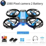 FPV-drönare med 1080p kamera, fjärrkontroll, batteri och tillbehör för immersiv flygning. Perfekt för luftfotografi och teknologisk fritid.