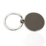 Nyckelringar med metallisk magnetisk skiva, praktiska för att fästa föremål eller nycklar, idealiska för vetenskaps- och inredningsentusiaster.