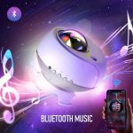 Bluetooth-högtalare med LED-lampor och musikfunktion, idealisk för inredning och atmosfär. Anslut din smartphone via Bluetooth för att njuta av din favoritmusik.