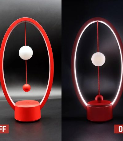 Dekorationslampa för vetenskap med ON/OFF-strömbrytare, modern design och LED-belysning, idealisk för en originell och utbildande inredning.