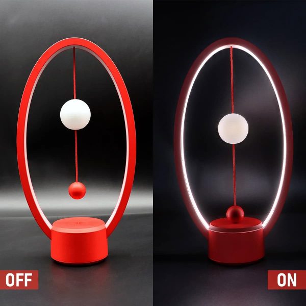 Dekorationslampa för vetenskap med ON/OFF-strömbrytare, modern design och LED-belysning, idealisk för en originell och utbildande inredning.