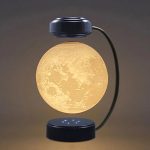 Månlampa med mjukt ljus, modern och elegant design, idealisk för inredning eller som nattlampa för en varm atmosfär.