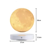 LED-månlampa 20 cm, mjukt ljus och varm atmosfär.