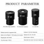 Astronomisk kikare WF 30X, 16X, 2X - vidvinkelokular och förlängare.