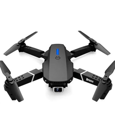 Fällbar quadcopter-drönare med inbyggd kamera, idealisk för luftfotografi och utomhusfotografering. Lätt att transportera, den erbjuder optimal stabilitet för högkvalitativa bilder.
