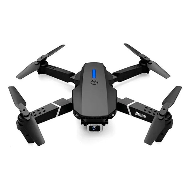 Fällbar quadcopter-drönare med inbyggd kamera, idealisk för luftfotografi och utomhusfotografering. Lätt att transportera, den erbjuder optimal stabilitet för högkvalitativa bilder.