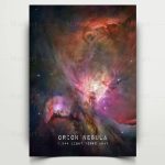Orion-nebulosan, en fantastisk bild av rymden med vibrerande färger och astronomiska detaljer.
