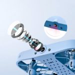 Mikroskoplins med optiska komponenter, som illustrerar precision och avancerad teknik för vetenskaplig observation.