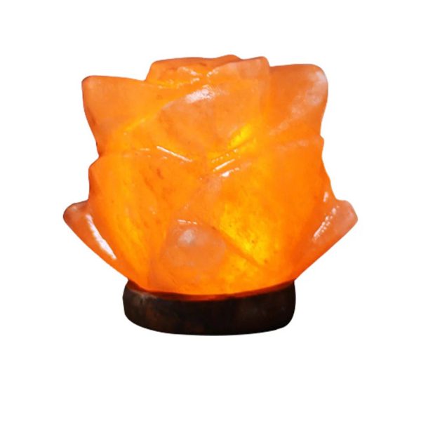 Himalayasaltlampa, perfekt för en varm och avslappnande atmosfär i ditt hem.