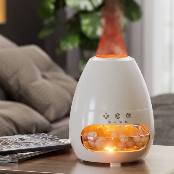 Aromadiffusor med LED-ljus, modern och elegant design. Perfekt för att skapa en avslappnande atmosfär hemma eller på kontoret.