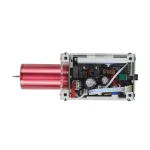 Laboratorievakuumpump med synliga elektroniska komponenter, perfekt för vetenskapliga tillämpningar och experiment.