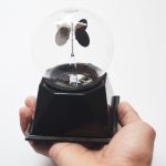 Laboratoriekamera med glasglob, används för att studera vetenskapliga fenomen och som vetenskaplig dekoration.