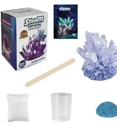 Vetenskaplig inredningskit med ångkristaller för DIY, perfekt för utbildande experiment och innovativ inredning.
