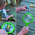 Förstoringsglas för observation för barn med ergonomiskt handtag och förstoringsspegel, idealiskt för att utforska naturen och upptäcka små detaljer i den naturliga världen.