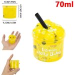 Spelaccessoar i form av boba med citron, perfekt för dekoration eller kreativ lek. Innehåller 70 ml, kompakta dimensioner, lätt att hantera och transportera.