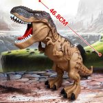 Plast-T-Rex kostym, 46,8 cm, perfekt för dekoration eller pedagogiskt spel.