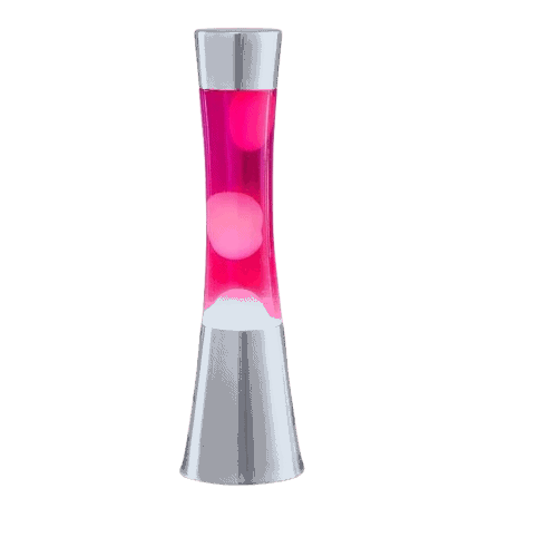 Vetenskapligt objekt | Lysande vas i sanduform med rosa LED.