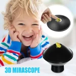 3D Mirascopie nyckelring, pedagogisk leksak för barn, rolig vetenskaplig upplevelse.