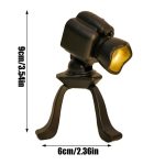 Vetenskaplig objektställ med mini ficklampa, perfekt för kontors- eller hylldekoration, som ger en vetenskaplig och vintage touch till ditt utrymme.