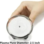 Plasma-platta på 2,5 tum för vetenskapliga experiment och utbildningsdemonstrationer. Idealisk för att illustrera elektrisk ledning och plasmafenomen.