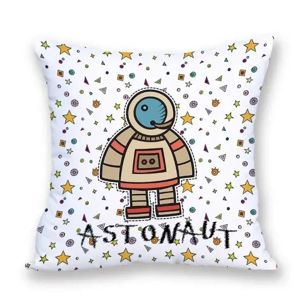 Söt och färgglad astronautgosedjur, idealisk för inredning av barnrum eller som vetenskaplig present. Designad för rymd- och rymdutforskningsälskare.
