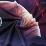 Vetenskapligt objekt, dekoration inspirerad av universum och vetenskap.