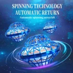 Rymdfarkoster med automatisk rotationsteknik, som illustrerar ett futuristiskt luftfartyg i rörelse i en rymdmiljö.