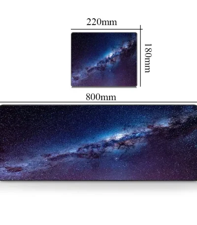 Vägghängd panel med högupplöst bild av Vintergatan, perfekt för vetenskaplig eller kosmisk inredning.
