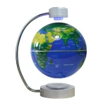 Ljus jordglob med LED-belysning, perfekt för att lära sig geografi och vetenskaplig dekoration.