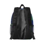 Barnryggsäck med vetenskaplig design, perfekt för skolan, med flera fack och justerbara axelremmar.