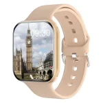 Modern smartklocka med pekskärm som visar Big Ben i London, designad för hälsokontroll och notifikationer. Perfekt för en aktiv och uppkopplad livsstil.