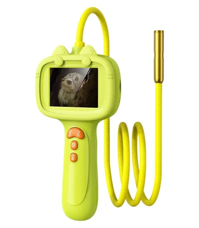 Bärbar infraröd termometer för djur med LCD-skärm, idealisk för att snabbt och kontaktfritt mäta kroppstemperaturen hos dina djur. Perfekt för veterinär- eller hushållsanvändning.