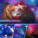 Festligt vetenskapskit för familj och barn, med LED-ljus, perfekt för att stimulera nyfikenhet och lekfullt lärande under högtider.