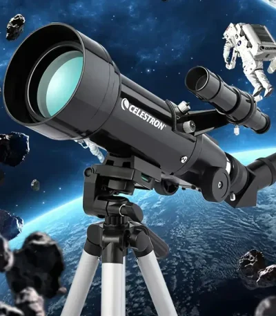 Celestron-teleskop för observation av stjärnor och planeter i rymden. Perfekt för amatörastronomi och rymdutforskning.