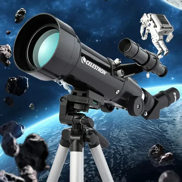 Celestron-teleskop för observation av stjärnor och planeter i rymden. Perfekt för amatörastronomi och rymdutforskning.