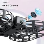 6K HD-drönarkamera med avancerade linser för högkvalitativa luftbilder.