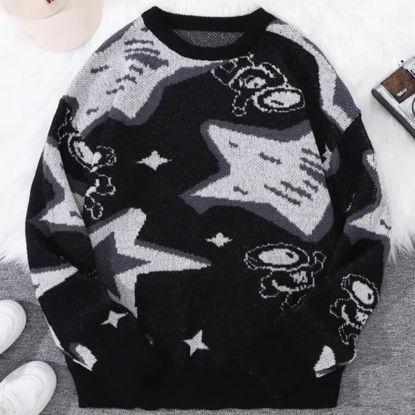 Vetenskaplig tröja med motiv av astronomi och himlakroppar, perfekt för vetenskaps- och inredningsälskare inspirerade av universum.