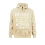 Bekväma kläder med geek-design, perfekta för vetenskaps- och datavetenskapsentusiaster.