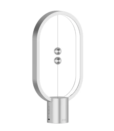 Dyson Pure Cool skrivbordslampa med modern design och inbyggd luftreningsteknik. Perfekt för ett arbetsutrymme eller elegant vetenskaplig dekoration.